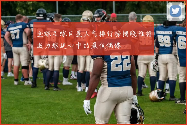 全球足球巨星人气排行榜揭晓谁将成为球迷心中的最佳偶像