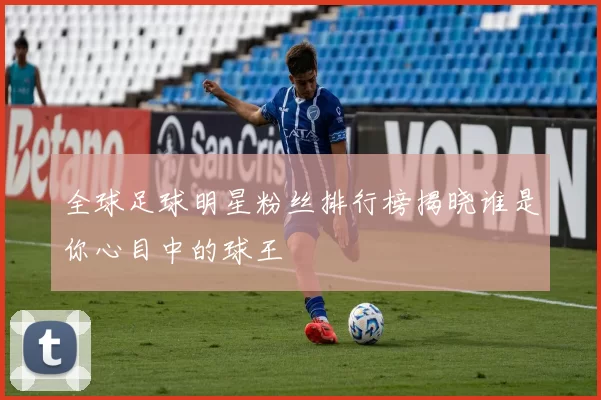 全球足球明星粉丝排行榜揭晓谁是你心目中的球王